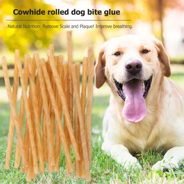 20PCS Dog Chew Sticks – Puppy Teething & Dental Care Treats