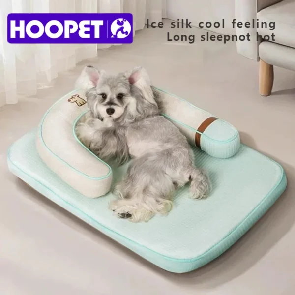 4-Season Cooling Orthopedic Pet Pad – Gel-Infused Breathable Mat for Cats & Dogs, Skin-Friendly with Chiropractic Support